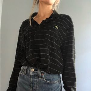 Lacoste polo long sleeve women’s medium